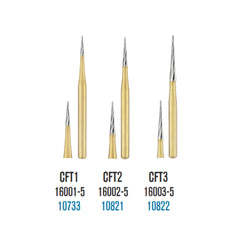 SS White Carbide Trimming & Finishing Burs - CFT Shaped