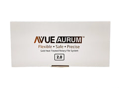 AVUE AvueAurum - Aurum (Gold) Heat Treated Rotary File System - Pack of 6