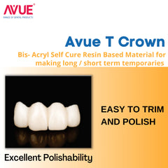AVUE AvueT Crown - Flurorescent Temporary Crown  & Bridge Material