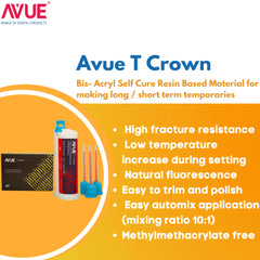 AVUE AvueT Crown - Flurorescent Temporary Crown  & Bridge Material