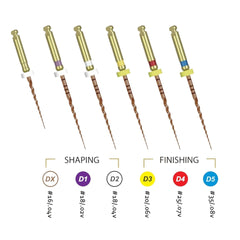 DiaDent Dia-X Files - Heat Treated Ni-Ti Rotary File System