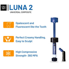 SDI Luna 2 - Nano Hybrid Universal Composite with Superior Strength & Aesthetics.