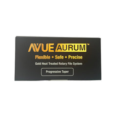 Avue Aurum Progressive Taper- Gold Heat-Treated Rotary Files with Progressive Taper
