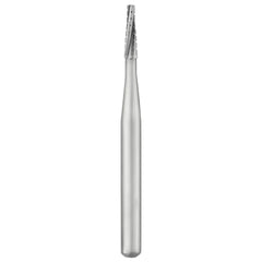 SS White Carbide Burs - Tapered - Flat End - Crosscut