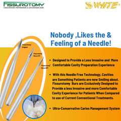 SS White Fissurotomy Burs - Conservative Preparation & Exploration Carbide Burs