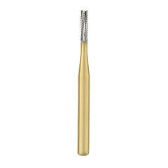 SS White Great White Gold Series - Straight Flat End Fissure Carbide Bur