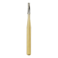 SS White Great White Gold Series - Taper Flat End Fissure Carbide Bur