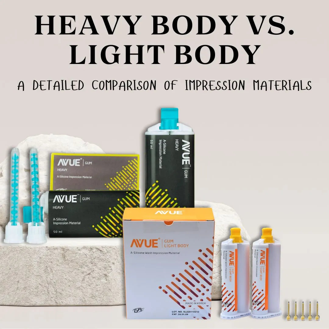 Blog about Heavy body and Light Body Impression Materials