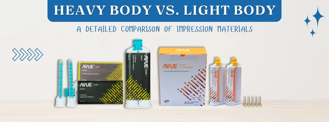 Blog about Heavy body and Light Body Impression Materials