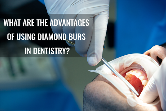 What are the types of diamond burs and their applications in dentistry?