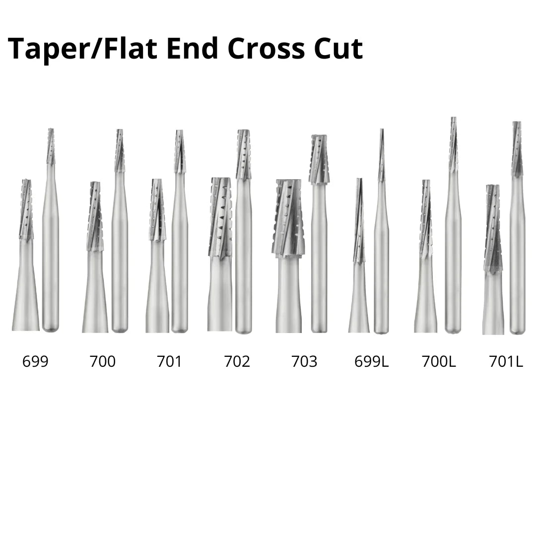 Carbide burs, Dental Burs, Burs, Cutting