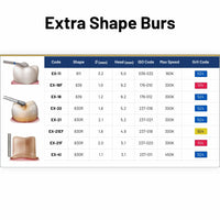 Avue True Diamond Burs- EX Series- Extra Shape Burs