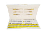 Avue Aurum - Gold Heat Treated Rotary File System - Pack of 6
