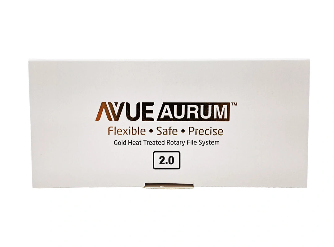 Avue Aurum - Gold Heat Treated Rotary File System - Pack of 6