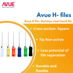 Avue H-Files - Stainless Steel Hand Files