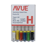 Avue H-Files - Stainless Steel Hand Files