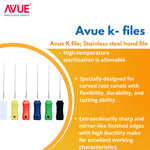 Avue K-Files - Stainless Steel Hand Files