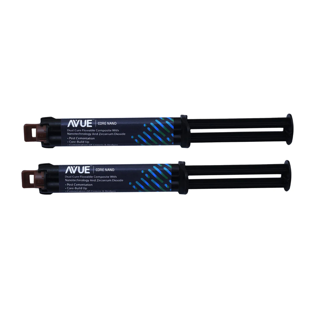Avue Core Nano - Dual Cure Flowable Core Buildup composite with Nano Zirconium Dioxide