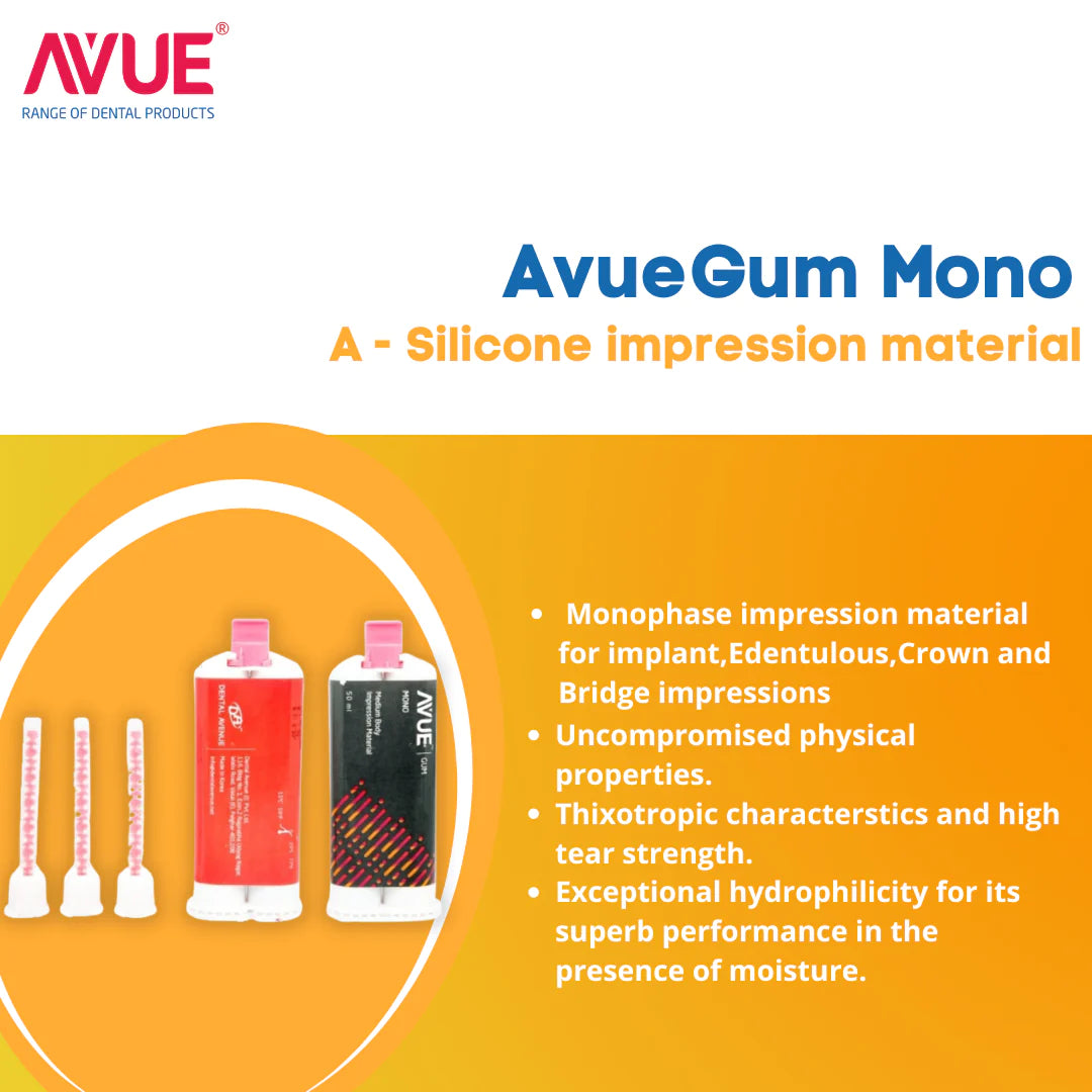 Avue Gum Mono - Medium Body A-Silicone Impression Material