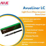 Avue Liner LC - Light Cure Glass Ionomer Base/Liner
