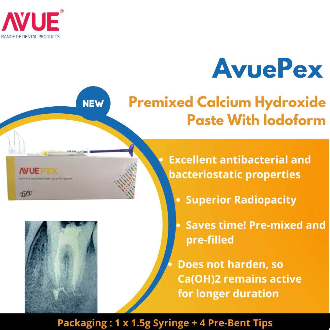 AvuePex - Premixed Calcium Hydroxide with Iodoform