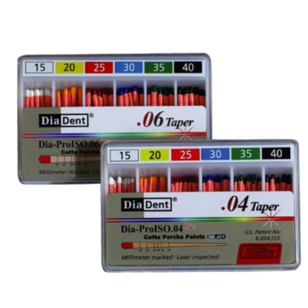 DiaDent: mm-Marked Gutta Percha, Absorbent Paper Points, Root Canal Sealers & more