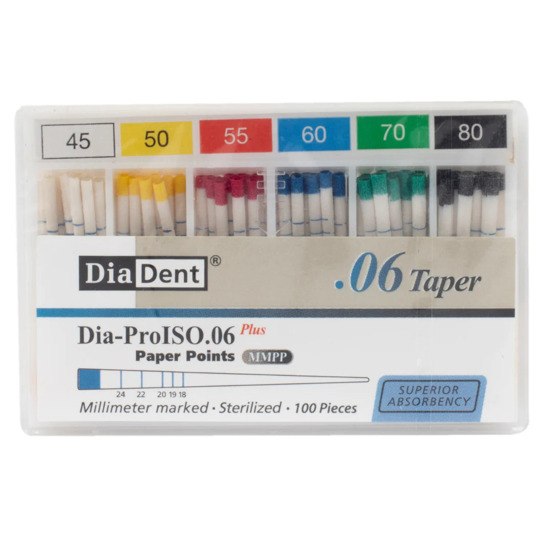 DiaDent PaperPoints 6% Taper - An absorbent paper points