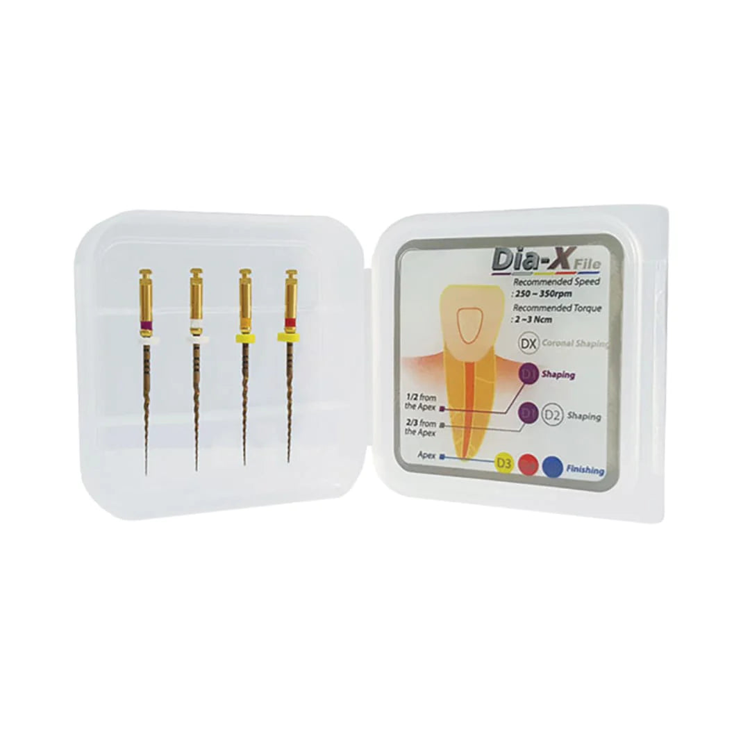 DiaDent Dia-X Files - Heat Treated Ni-Ti Rotary File System