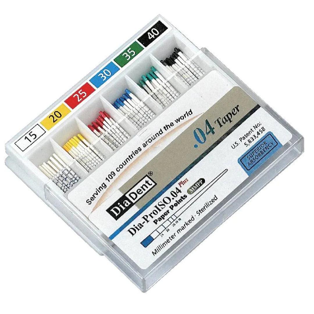DiaDent PaperPoints 4% Taper- An absorbent paper points