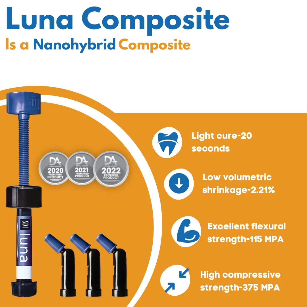 SDI Luna Kit - Nano Hybrid Composite with Bonding agent