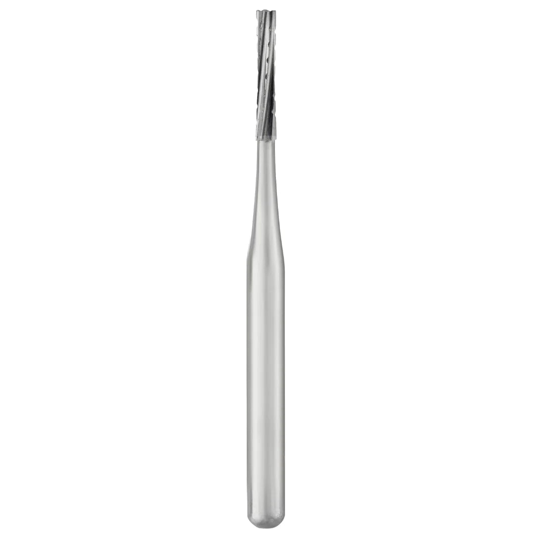 SS White Carbide Bur - Straight - Flat End - Crosscut