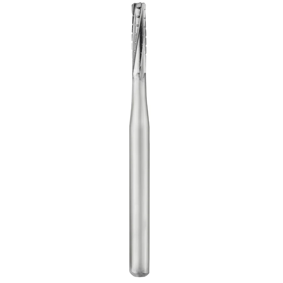 SS White Carbide Bur - Straight - Flat End - Crosscut