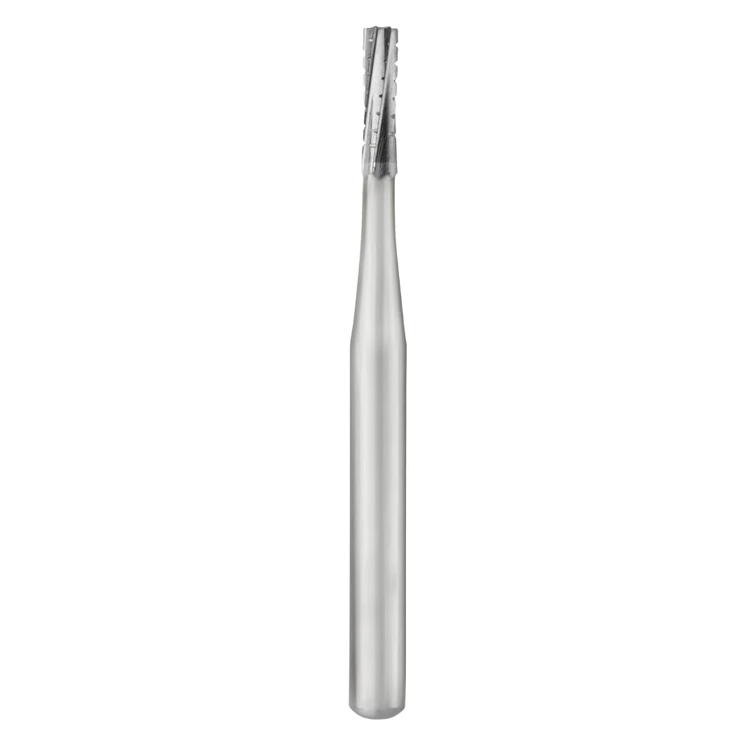 SS White Carbide Bur - Straight - Flat End - Crosscut