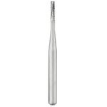 SS White Carbide Bur - Straight - Flat End - Crosscut