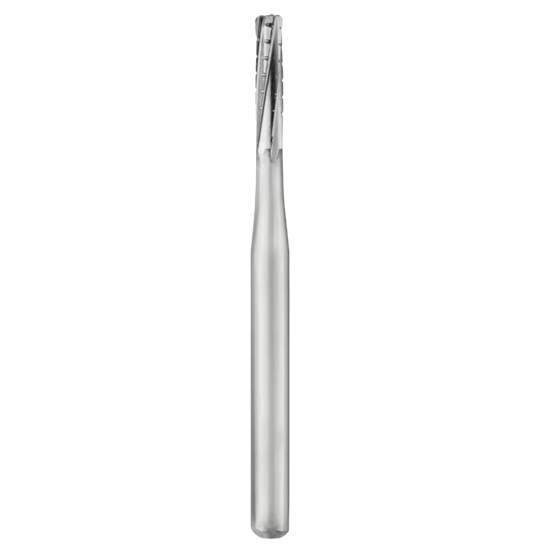 SS White Carbide Bur - Straight - Flat End - Crosscut