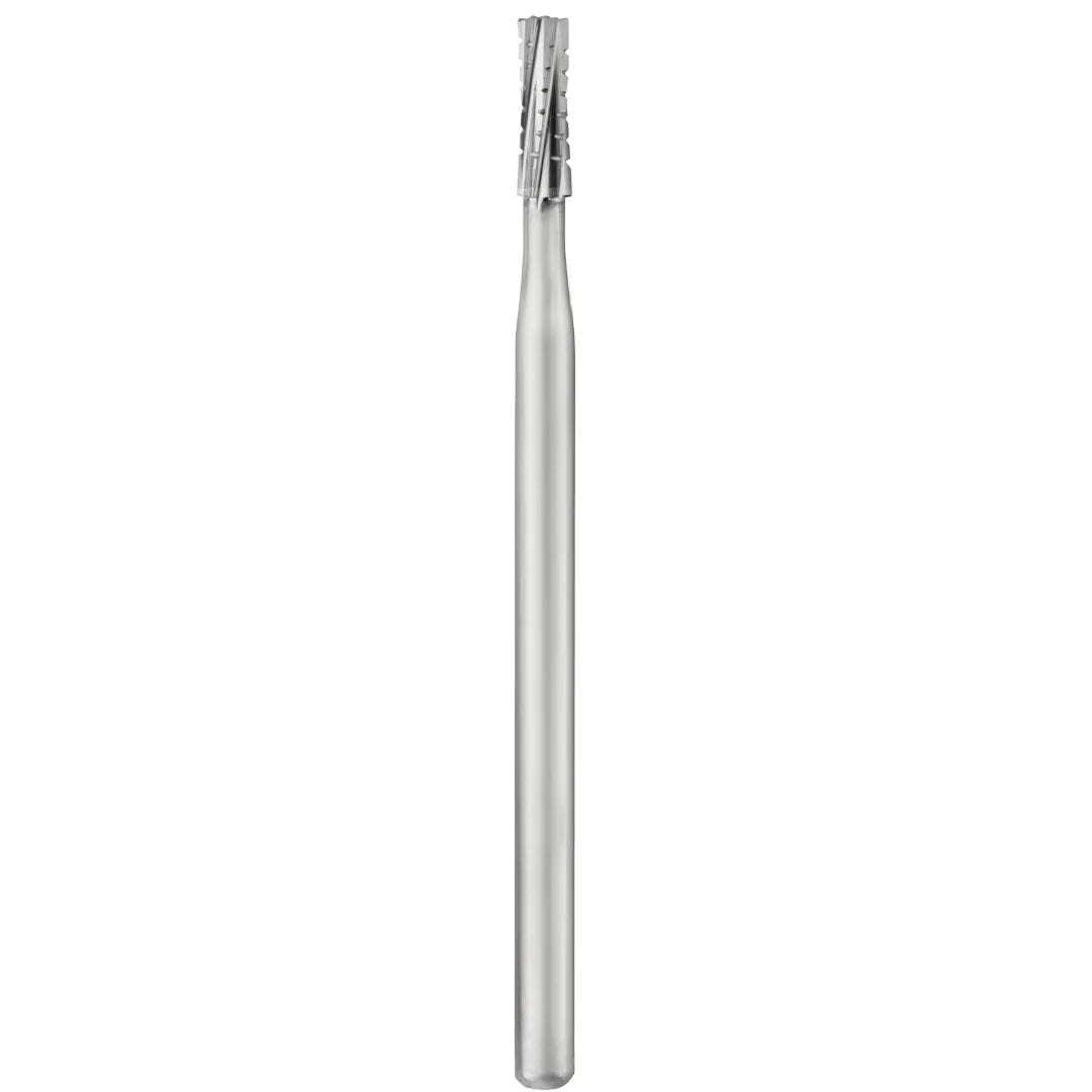 SS White Carbide Bur - Straight - Flat End - Crosscut
