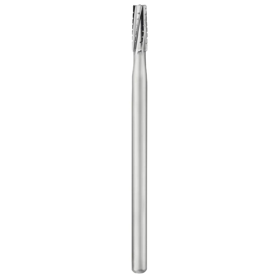 SS White Carbide Bur - Straight - Flat End - Crosscut