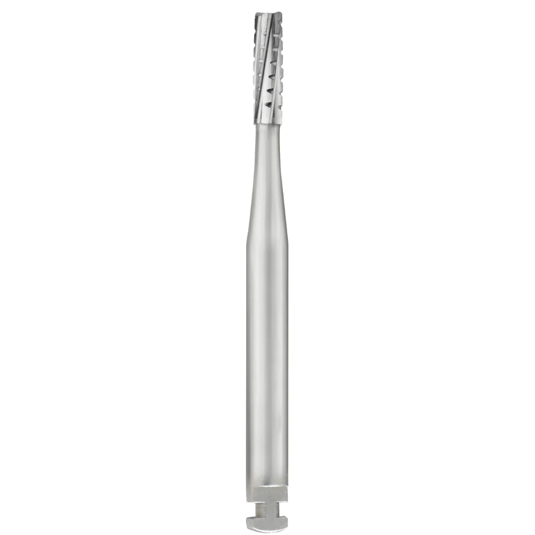 SS White Carbide Bur - Straight - Flat End - Crosscut
