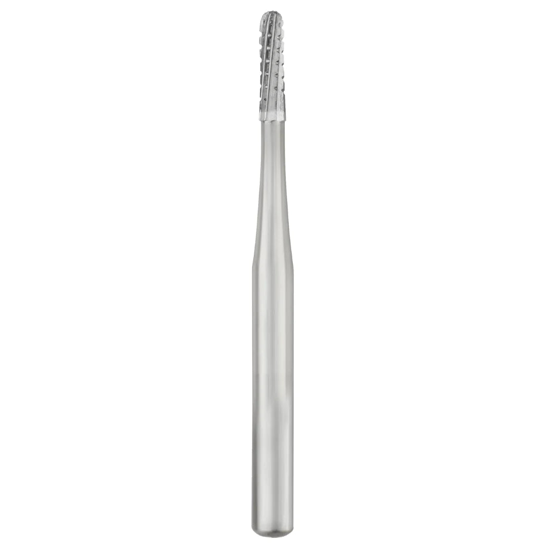 SS White Carbide Bur - Straight - Round End - Plain