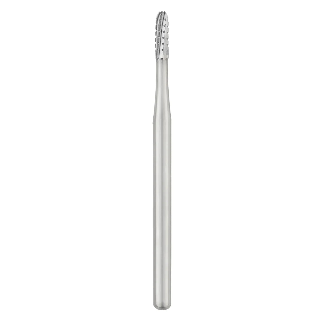 SS White Carbide Bur - Straight - Round End - Plain