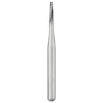 SS White Carbide Burs - Tapered - Flat End - Crosscut