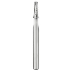 SS White Carbide Burs - Tapered - Flat End - Crosscut