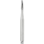 SS White Carbide Burs - Tapered - Flat End - Crosscut
