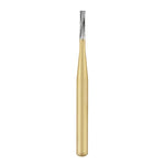 SS White Great White Gold Series - Straight Flat End Fissure Carbide Bur