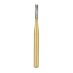 SS White Great White Gold Series - Straight Flat End Fissure Carbide Bur