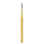 SS White Great White Gold Series - Straight Flat End Fissure Carbide Bur