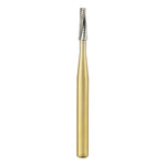 SS White Great White Gold Series - Taper Flat End Fissure Carbide Bur
