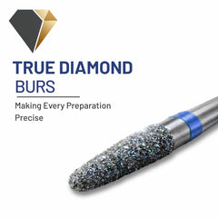 Avue True Diamond Burs- FO Series- Flame Ogival End Burs