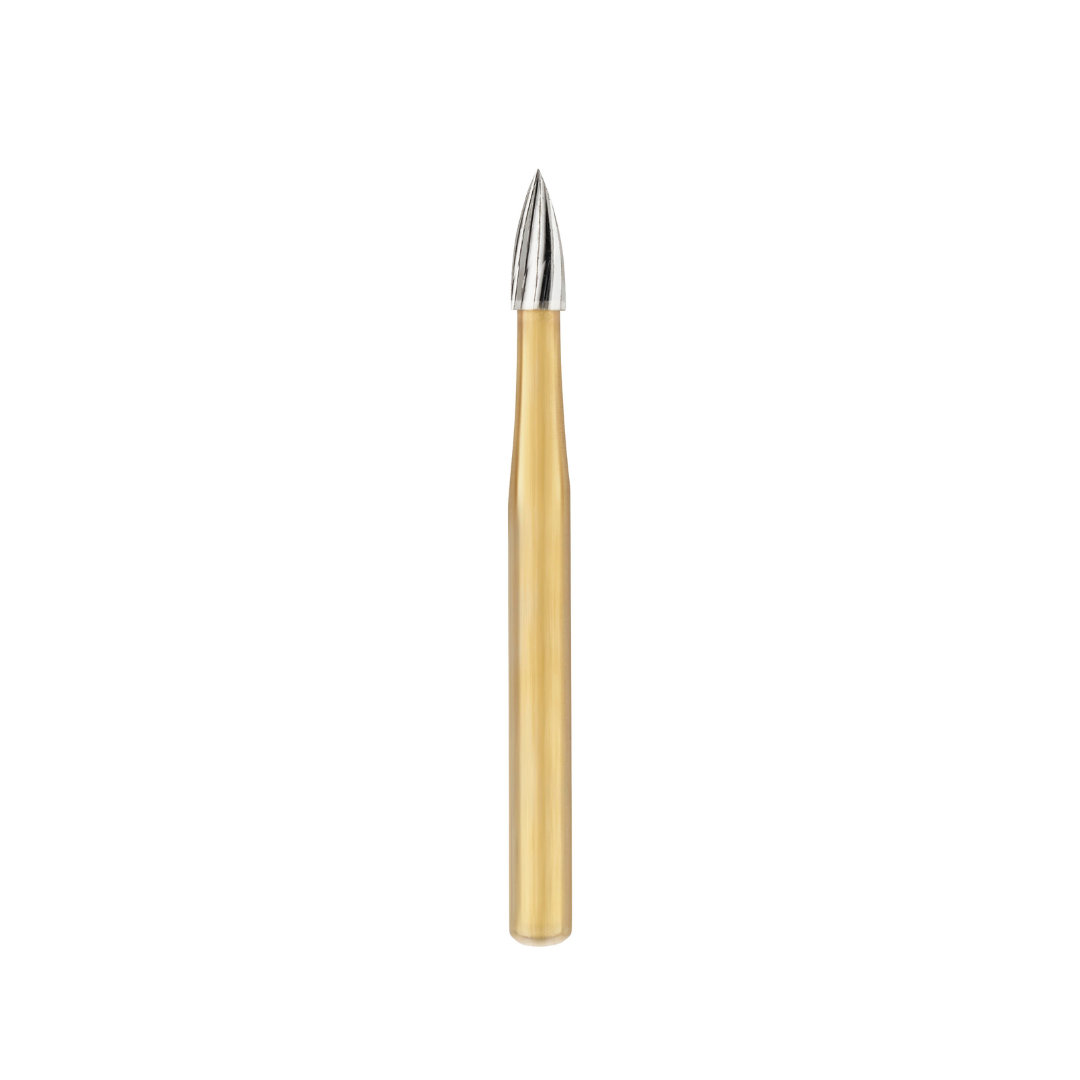 SS White Carbide Trimming & Finishing Burs FLAME SHAPED 7104