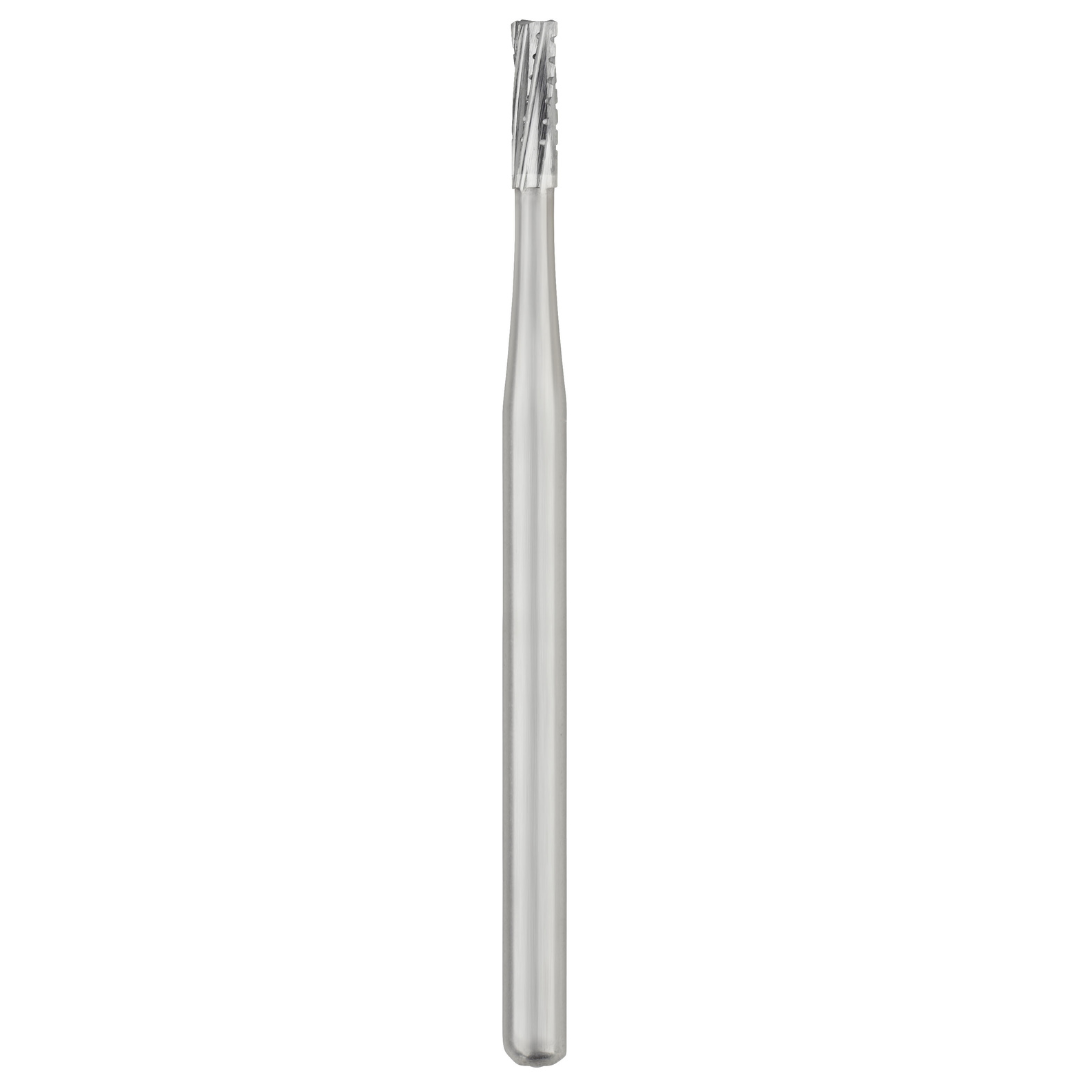 SS White Carbide Bur - Straight - Flat End - Crosscut